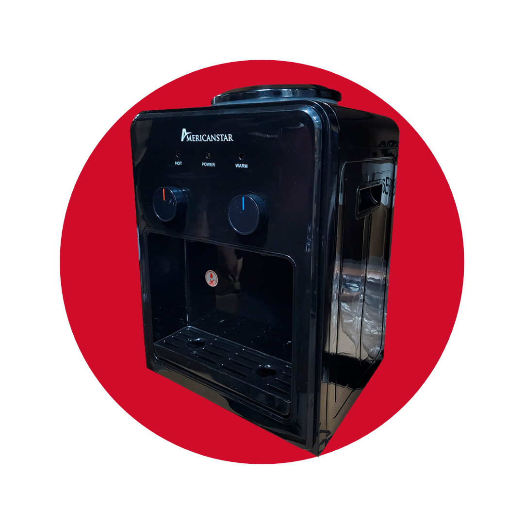 DISPENSADOR DE AGUA AMERICAN STAR NEGRO