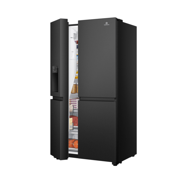 REFRIGERADORA INDURAMA SIDE BY SIDE 669 LITROS NEGRA - Imagen 4