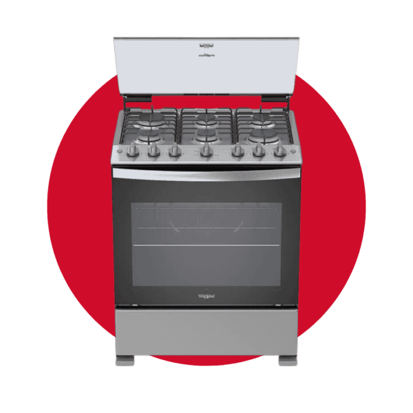 Cocina a gas Whirlpool 6 Quemadores