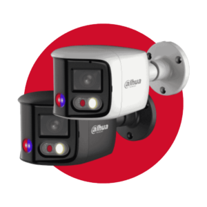 Cámara de red WizSense 2x4MP TiOC Duo Splicing Bullet de focal fija