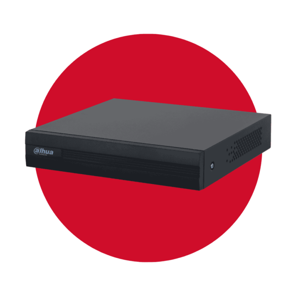 Grabador de vídeo digital WizSense de 4 canales pentahíbrido 1080N/720p Cooper 1U 1HDD