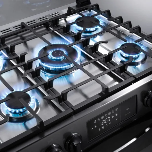COCINA SMART NIZA 5 QUEMADORES NEGRA 30" - Imagen 3