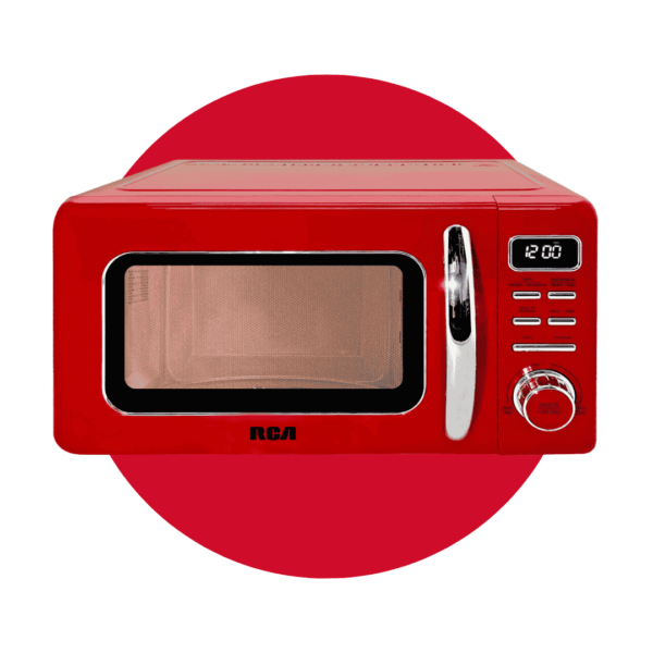 Microondas RCA Retro Vintage Rojo, 20 LT