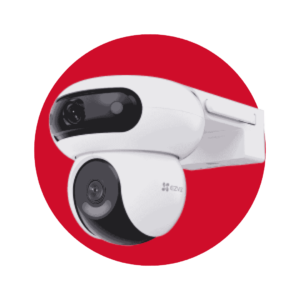Cámara EZVIZ H90 Wi-Fi con doble lente y movimiento horizontal y vertical