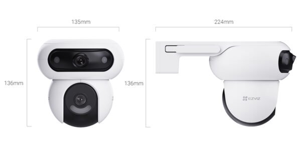 Cámara EZVIZ H90 Wi-Fi con doble lente y movimiento horizontal y vertical - Imagen 2