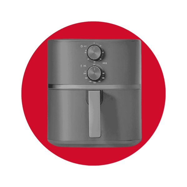 AIR FRYER HILUXE 5LTS 2 PERILLAS