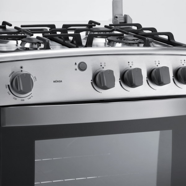 COCINA INDURAMA MERIDA CON GRILL 4H - Imagen 5