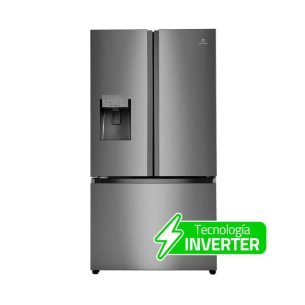 REFRIGERADORA INDURAMA FRENCH DOOR 674 LITROS CROMA | RI-992I CR - Imagen 2