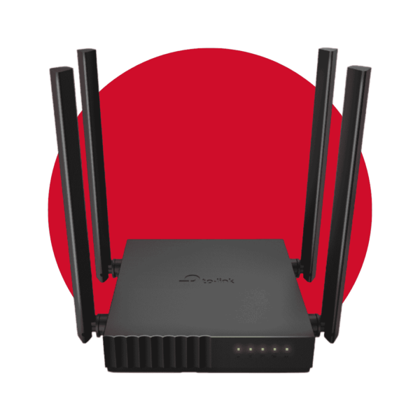 ROUTER 1200 Mbps DOBLE BANDA 2.4/5GHZ 4 ANTENAS 4 PUERTOS