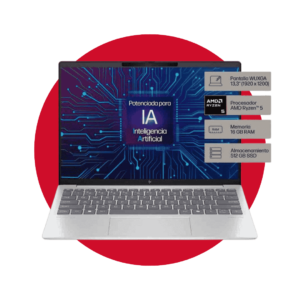 NOTEBOOK HP PAVILION AERO AMD RYZEN 5 - 16GB - W11