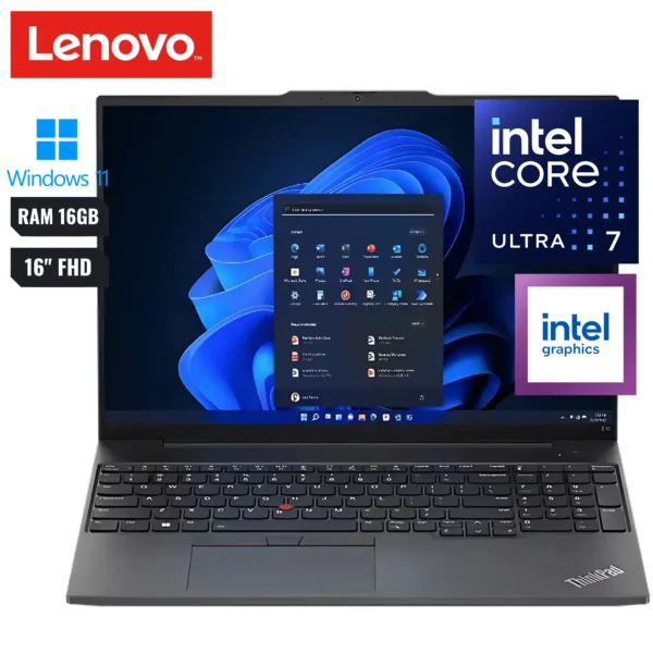 NOTEBOOK LENOVO THINKPAD E16 CORE ULTRA 7 - 16GB - W11PRO - Imagen 2