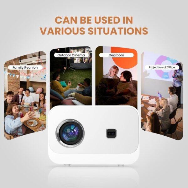 PROYECTOR SMART 36"-150" PARLANTE INCLUIDO WIFI BLUETOOTH - Imagen 7