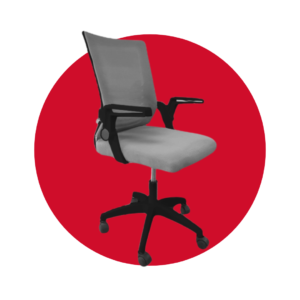 SILLA DE OFICINA ESTRUCTURA PLASTICA
