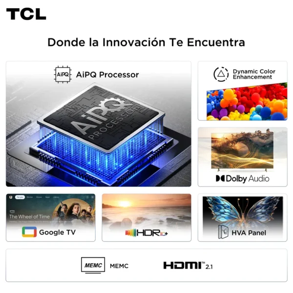 TELEVISOR 43 TCL 4K GOOGLE TV - Imagen 3