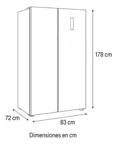 NEVERA RCA SIDE BY SIDE 460 LTS - Imagen 3
