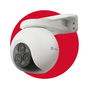 CAMARA EZVIZ PANTILT EXTERIOR, ZOOM MIXTO 12X, TRIPLE LENTE COLOR NIGHT VISION H80F 2K