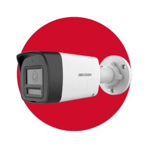 Cámara minibala fija con audio bidireccional de 2 MP