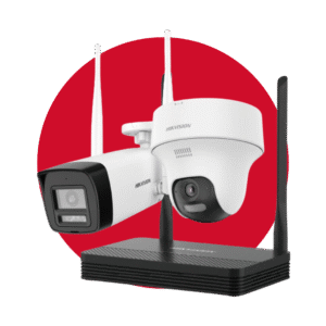KIT DE GRABADOR + 2 CAMARAS IP WIFI