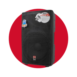 CAJA AMPLIFICADA POWERMAX 15DJ-PRO PLASTICA
