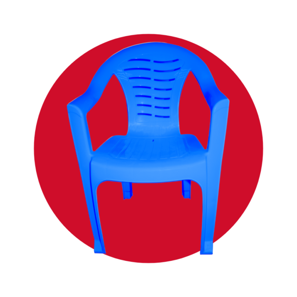 SILLA GENOVA AZUL CON BRAZO