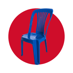 SILLA KATANIA AZUL S/BRAZO