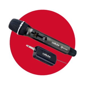 MICROFONO KEBLER NEGRO INALAMBRICO RECARGABLE