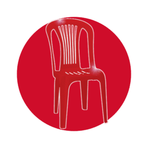SILLA PERUGIA ROJA