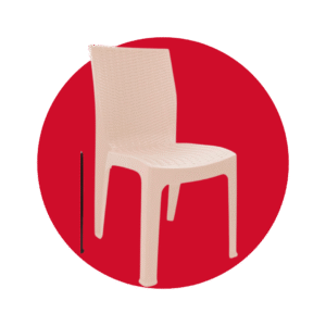 SILLA RATAN CORSA SIN BRAZO BEIGE PICA