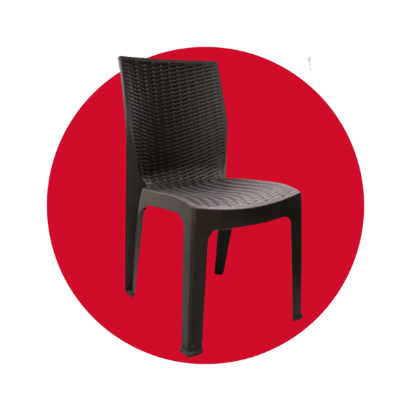 SILLA RATAN CORSA SIN BRAZO CAFE PICA