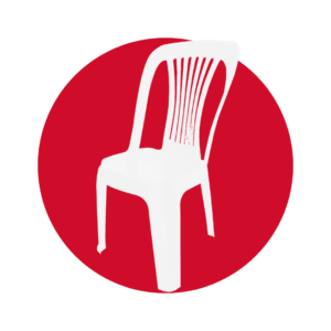 SILLA KATANIA BLANCA S/BRAZO