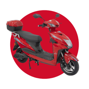 MOTO ELECTRICA CON BATERIA, COLOR ROJO SL03