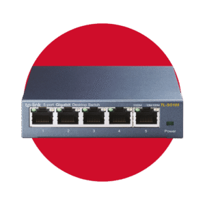 SIWTCH 5 PUERTOS GIGABIT NO-ADMINISTRABLE