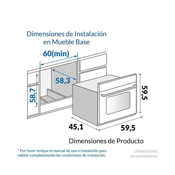 HORNO ELÉCTRICO CHALLENGER INOX - Imagen 4