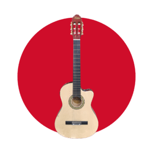 GUITARRA 608-N-PCG- 12#15 NATURAL ELECTROACUSTICA