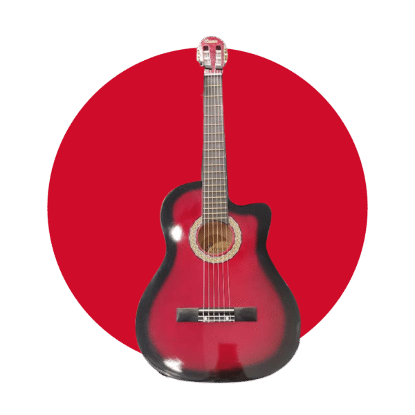 GUITARRA PRIMER 608WS-PCG12CEQ#37 VINO SOMBREADO ELECTROACUSTICA