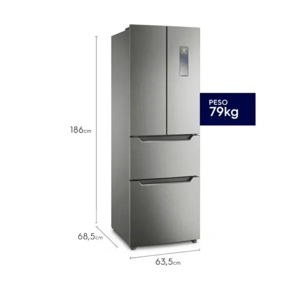 NEVERA ELECTROLUX FRENCH DOOR 298L - Imagen 5