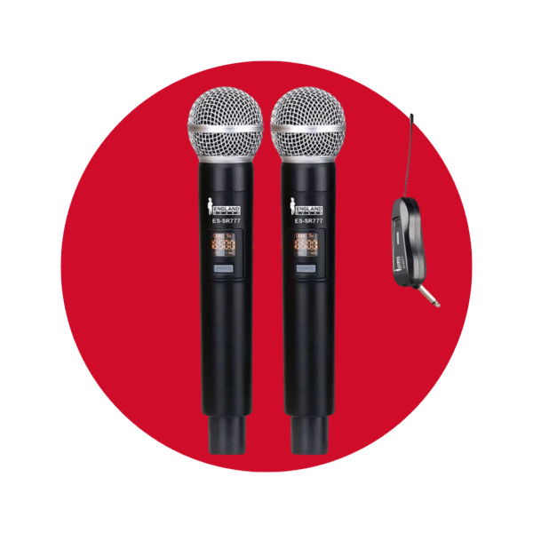 MICROFONO INALAMBRICO ENGLAND SOUND UHF MULTIFRECUENCIA