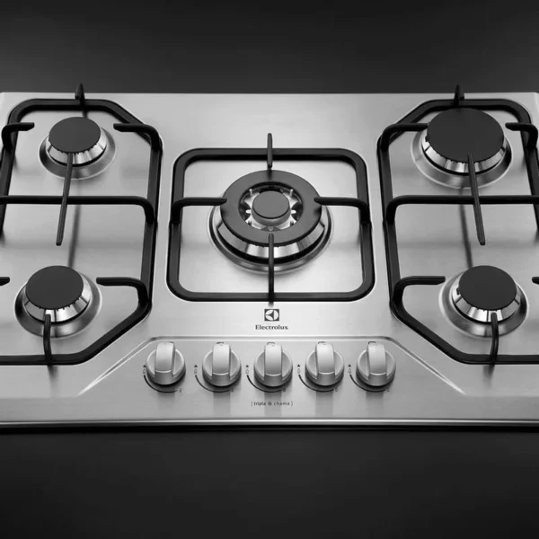 ENCIMERA EMPOTRABLE ELECTROLUX 5 QUEMADORES INOX - Imagen 2