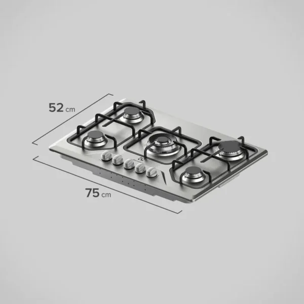 ENCIMERA EMPOTRABLE ELECTROLUX 5 QUEMADORES INOX - Imagen 3