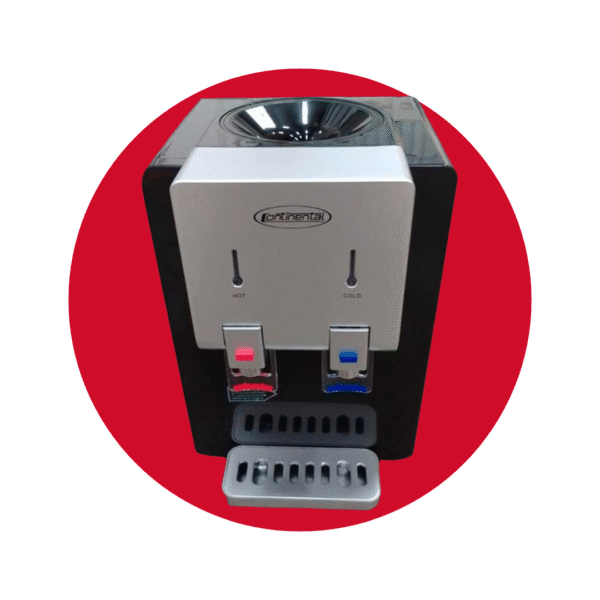 DISPENSADOR DE AGUA CONTINENTAL DE DOS LLAVES PARA MESA
