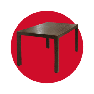 MESA MADEIRA RECTANGULAR PICA