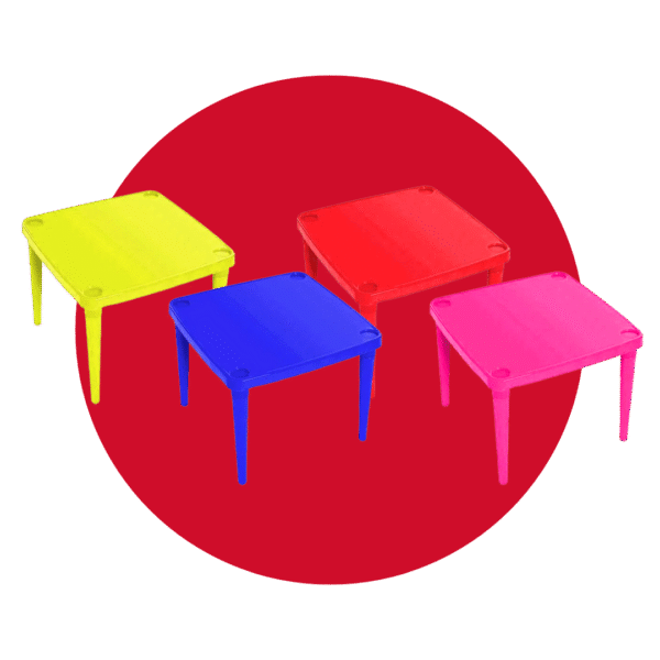 MESA PIKA PEQUE COLORES