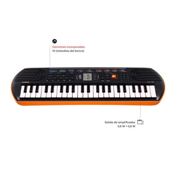 TECLADO MINI CASIO SA-76AH2 - Imagen 4