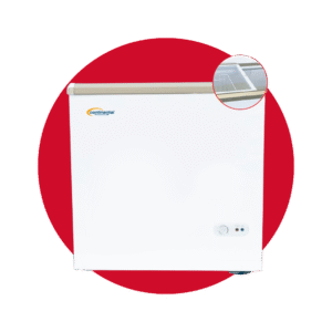 CONGELADOR CONTINENTAL TAPA DE VIDRIO 440LTS