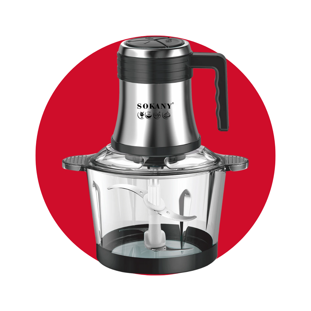 MAQUINA PICATODO SOKANY 800W 3.0L VIDRIO
