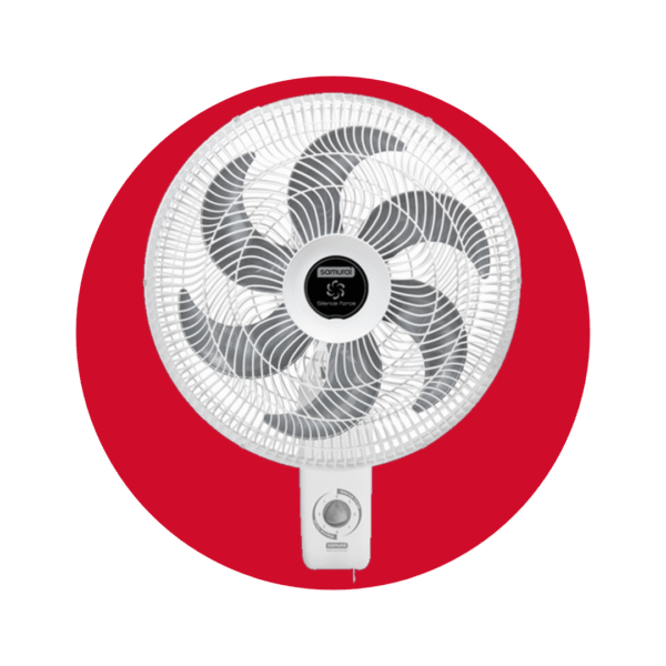 VENTILADOR DE PARED SAMURAI SILENCE FORCE PLUS 18" BLANCO