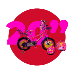 BICICLETA ARO 20 MUJER CORAZON INCLUYE CASCO Y MOCHILA