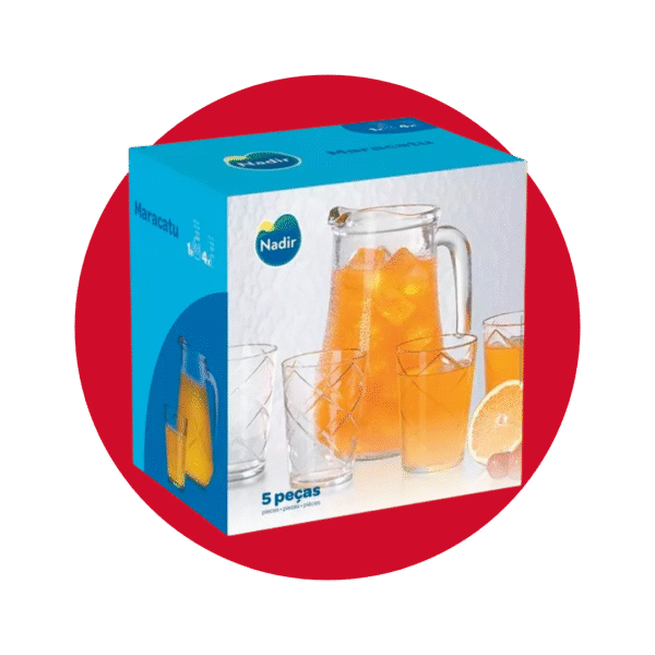 SET DE JARRA MÁS VASOS MARACATU