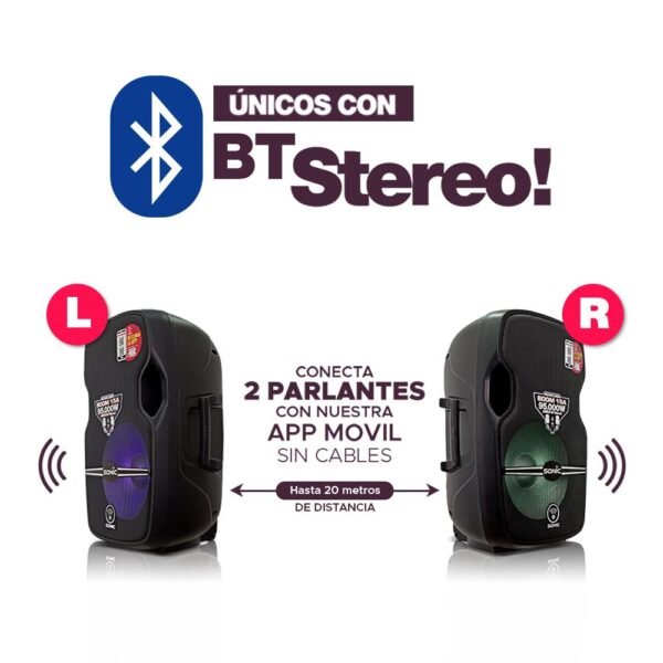 CAJA AMPLIFICADA SONIC BOOM 15A-W MK4 - Imagen 3