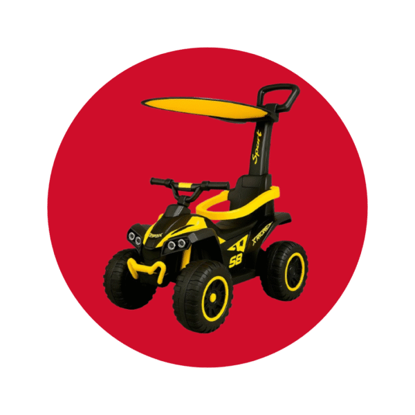 CARRO PARA NIÑO MTX 921 AMARILLO